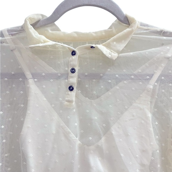 Free People Twice The Fun Bodysuit Cream Size XS - Picture 10 of 14